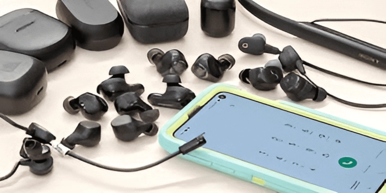 Wireless earphones that look like earplugs